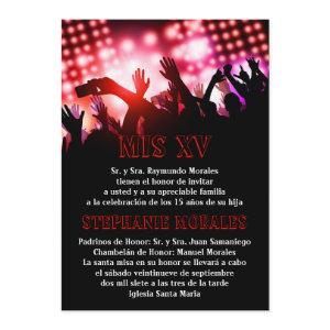 Red Rock Star Quinceanera Birthday