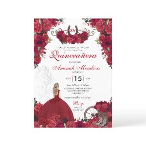 Red Roses Western Princess Charra Quinceanera