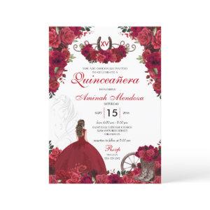 Red Roses Western Princess Charra Quinceanera