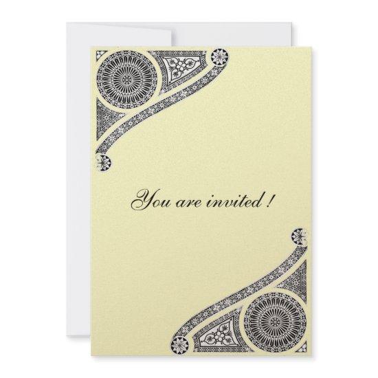 RENAISSANCE , Black and Gold Metallic