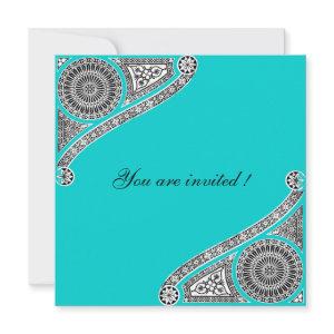 RENAISSANCE ,Teal Aqua Blue,Turquase
