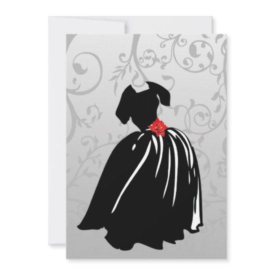 Retro Red Rose Debutante Ball