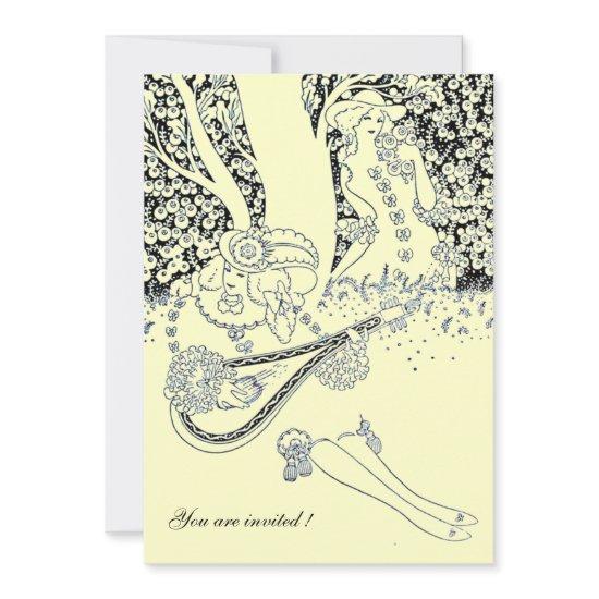 ROMANCE,ROMANTIC LOVERS BLACK WHITE WEDDING PARTY