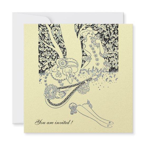 ROMANCE,ROMANTIC LOVERS BLACK WHITE WEDDING PARTY