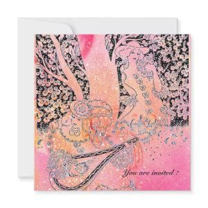 ROMANTIC LOVERS,ROMANCE IN PINK FUCHSIA SPARKLES