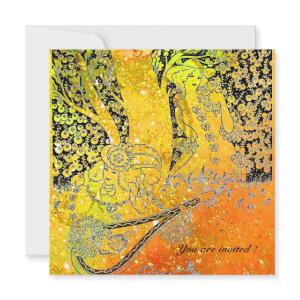ROMANTIC LOVERS,ROMANCE IN YELLOW ORANGE SPARKLES
