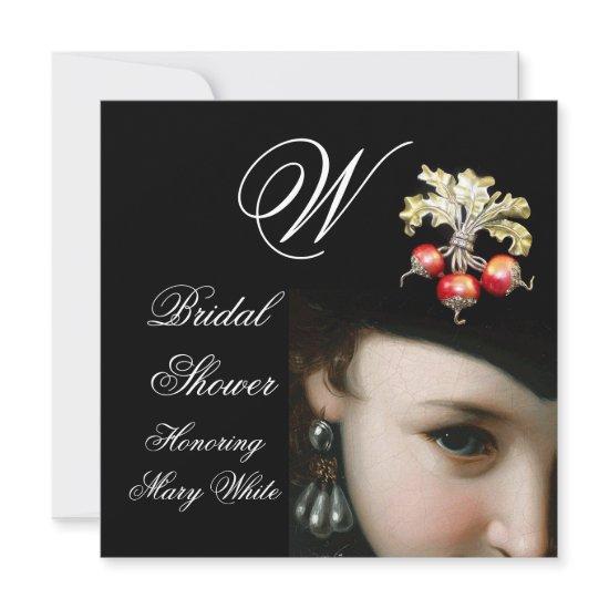 ROMANTIC WOMAN,ANTIQUE JEWELS,PEARLS BRIDAL SHOWER