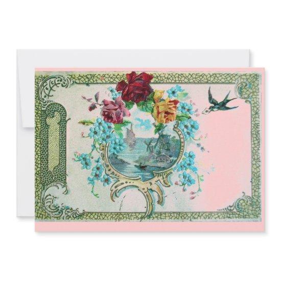 ROMANTICA 3 Floral Blue Pink Wedding Party
