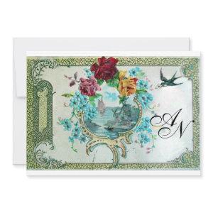 ROMANTİCA 3 MONOGRAM,Blue White Wedding Party