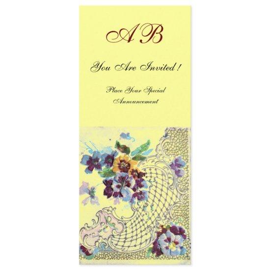 ROMANTİCA Blue Yellow Floral Wedding Programme Program