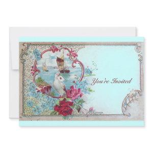 ROMANTICA,Elegant Classy Wedding Party, pink blue