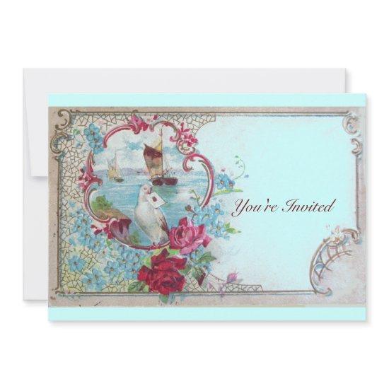 ROMANTICA,Elegant Classy Wedding Party, pink blue