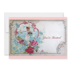 ROMANTICA,Elegant Classy Wedding Party, pink blue