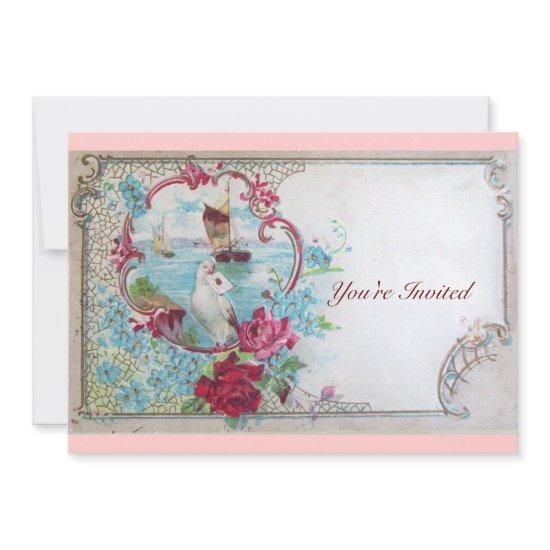 ROMANTICA,Elegant Classy Wedding Party, pink blue