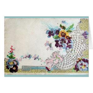 ROMANTİCA Floral Wedding Basket With Pansies