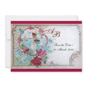 ROMANTICA  MONOGRAM SAVE THE DATE