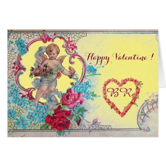 ROMANTICA /VALENTINE CUPID GATHERING PINK ROSES