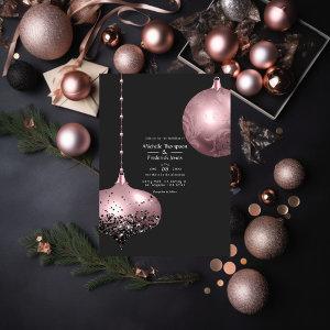 Rose Gold and Blush Pink Christmas Wedding
