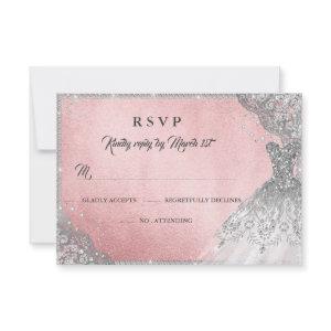 Rose Gold Diamond Sparkle Gown RSVP