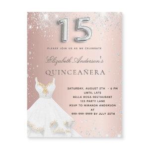 Rose gold dress Quinceanera magnet
