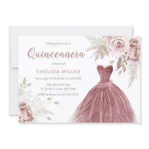 Rose Gold, Dusty Rose & Blush Quinceanera
