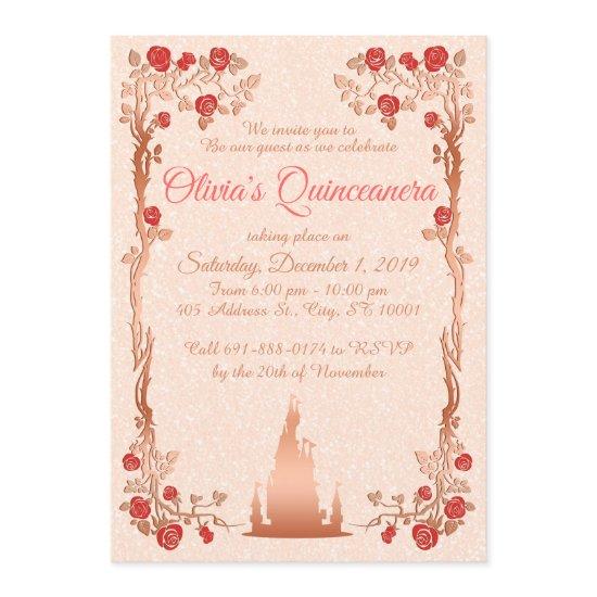 Rose Gold Fairytale Quinceanera