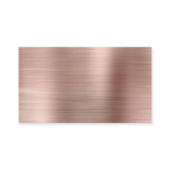 Rose Gold Metallic Shimmer Blank Place Card