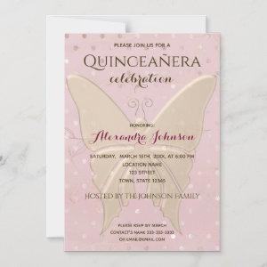 Rose Gold Quinceanera Birthday Magnetic