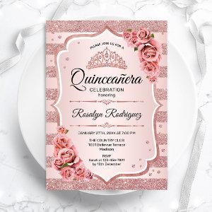Rose Gold Quinceanera