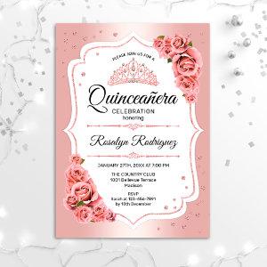 Rose Gold Quinceanera