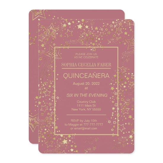 Rose Gold Quinceañera Party
