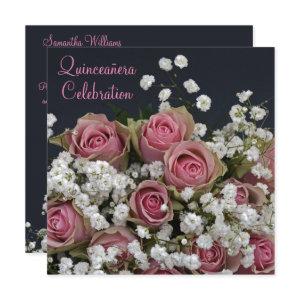Roses & Gypsophila Bouquet Quinceañera