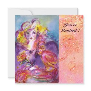 ROSINA / LADY ,ROSE AND PARROT Pink Bridal Shower