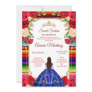 Royal Blue Dress & Colorful Sweet 16th Birthday