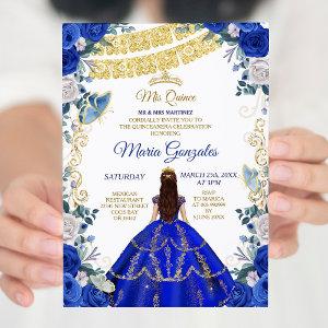 Royal Blue Dresses Mexican Girl 15th Birthday