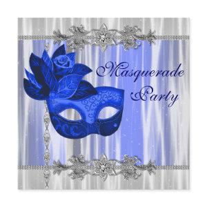 Royal Blue Masquerade Party