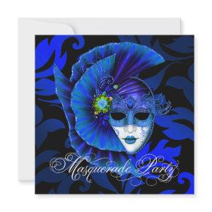 Royal Blue Masquerade Party