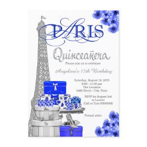 Royal Blue Paris Quinceanera
