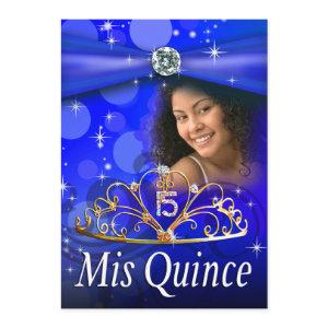 Royal Blue Quinceanera 15 Princess Tiara  Photo