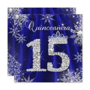 Royal Blue Quinceanera 15th Elite Elegant Birthday