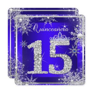 Royal Blue Quinceanera 15th Elite Elegant Birthday