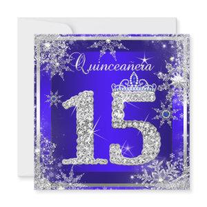 Royal Blue Quinceanera 15th Elite Elegant Birthday