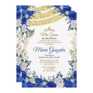 Royal Blue Quinceanera Mexican Girl 15th Birthday