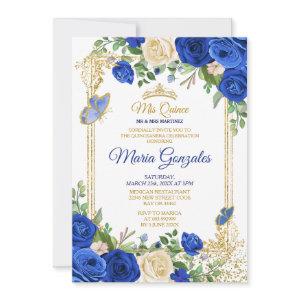 Royal Blue Quinceanera Mexican Girl 15th Birthday