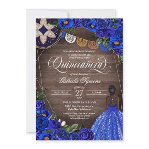 Royal Blue Rose Charro Country Glam Quinceanera