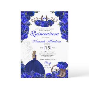 Royal Blue Western Princess Charro Quinceanera