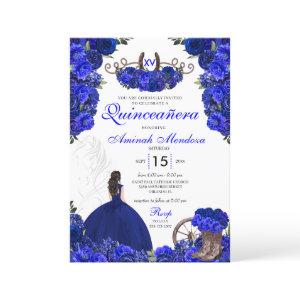 Royal Blue Western Princess Charro Quinceanera