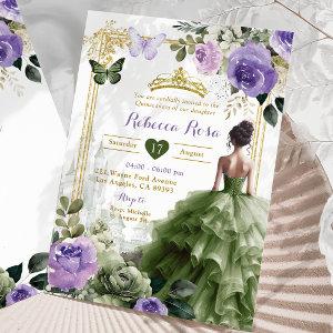 Royal Castle Purple Sage Green Princess 15 Años