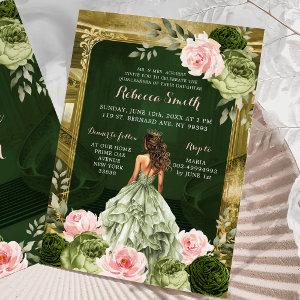 Royal Grand Palace Blush Pink Sage Green 15 Años