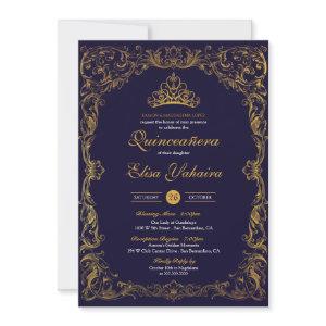 Royal Ornamental Gold Blue Crown Storybook Quince